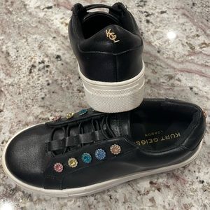 Sz. 4 Kurt Geiger London Black Kids Sneaker